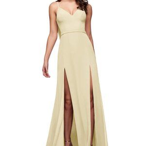 Bridemaid dress - Azazie Candice in Champagne